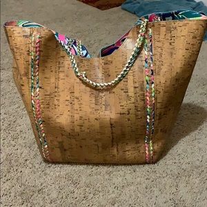 Lilly Pulitzer Exotic Garden Reversible Pool Tote